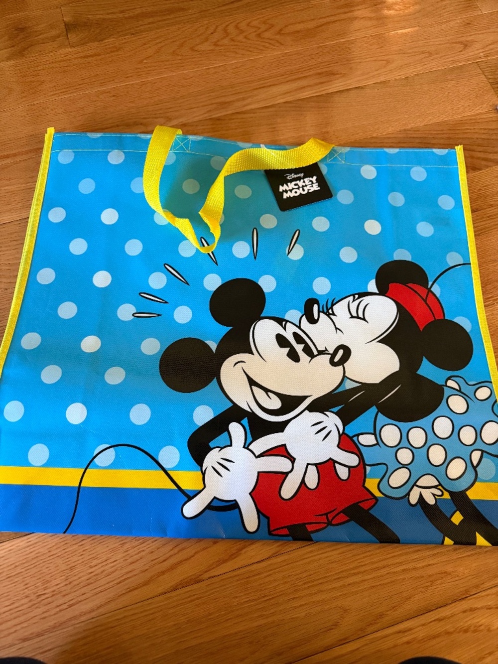 3-Disney's Mickey Mouse & Minnie Mouse Reusable Extra Large Tote Bags - Picture 5 of 15